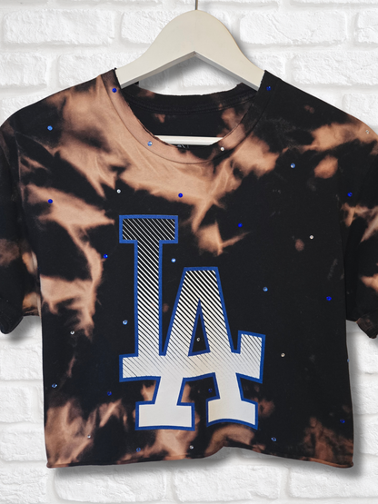 Los Angeles Dodgers Crop Top- Small