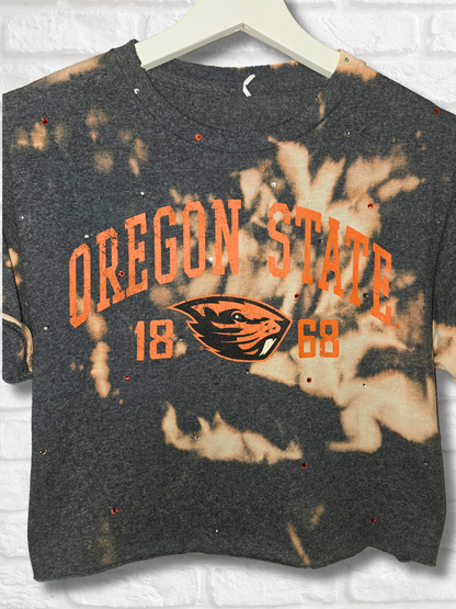 Oregon State Beavers Crop Top- Small