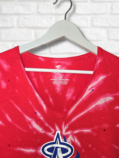 Los Angeles Angels Stars & Stripes Fitted Tee- Large