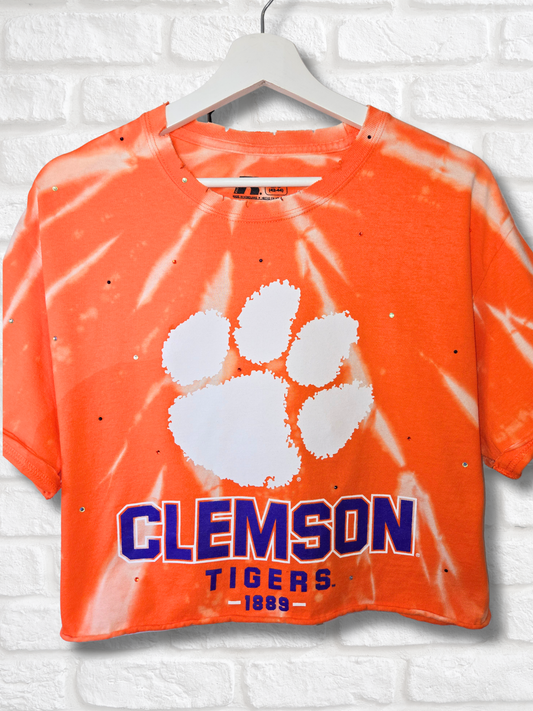 Clemson Tigers Crop Top- Large