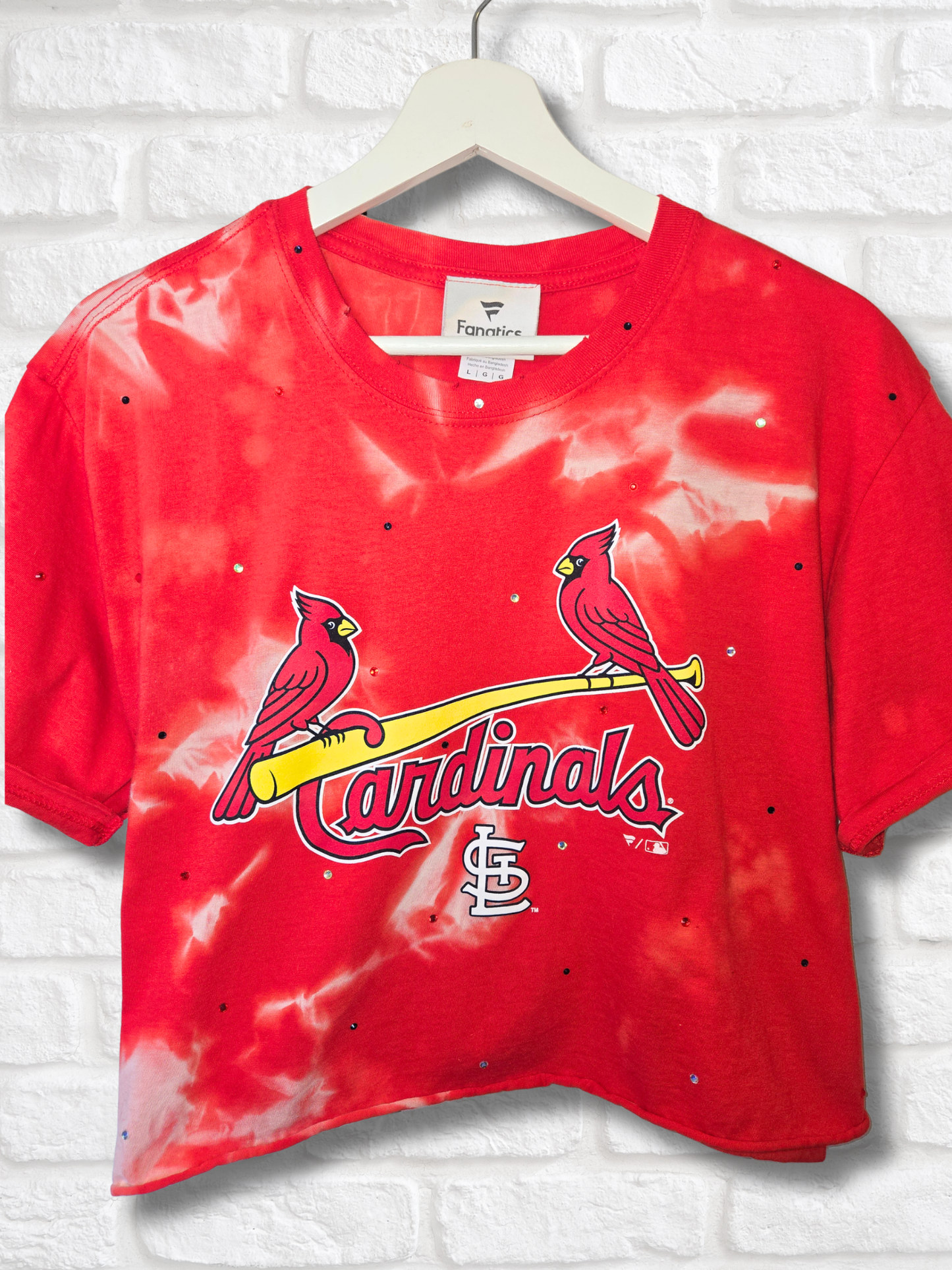 St Louis Cardinals Crop Top- Large