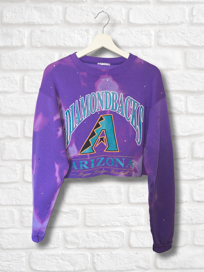 Arizona Diamondbacks Crop Sweatshirt- Medium/Large