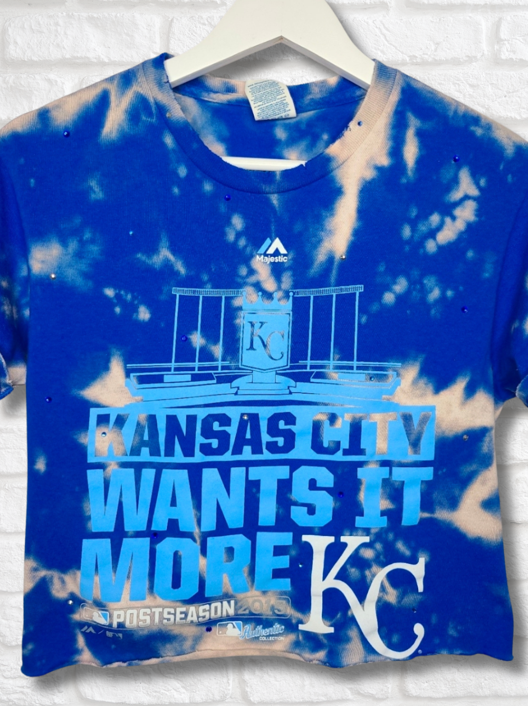 Kansas City Royals Crop Top- Small