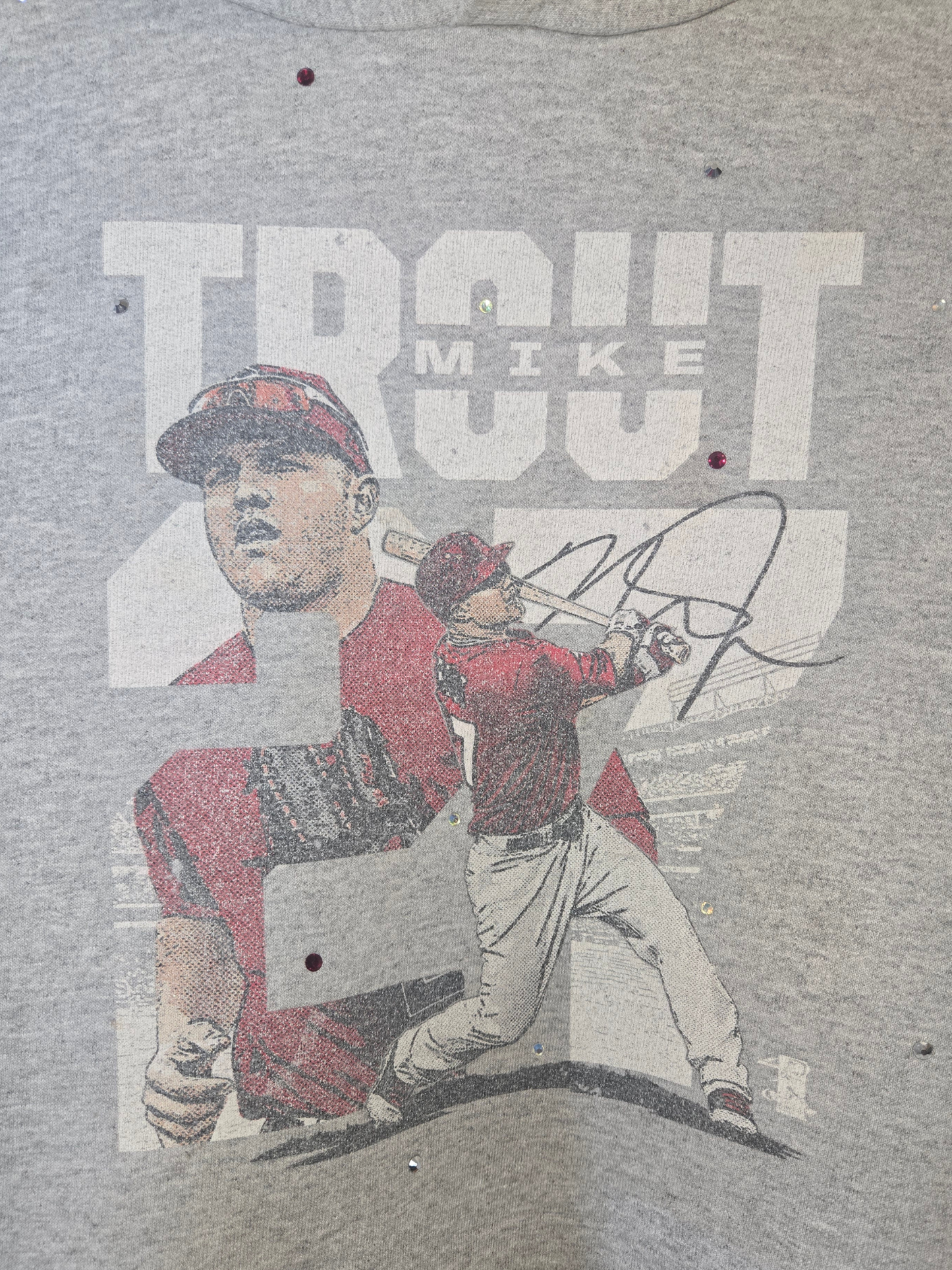 Los Angeles Angels Crop Hoodie-Small