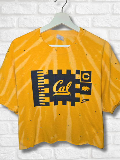 California Golden Bears Crop Top- Large