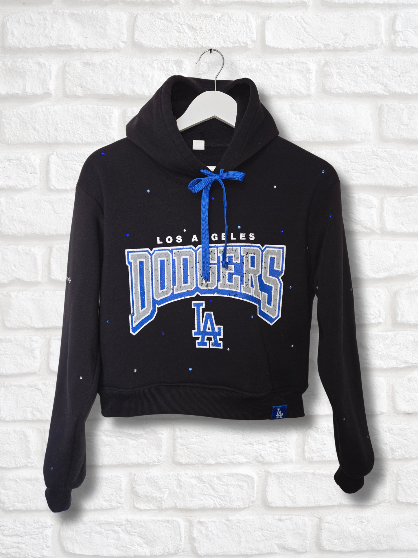 Los Angeles Dodgers Crop Hoodie - Medium