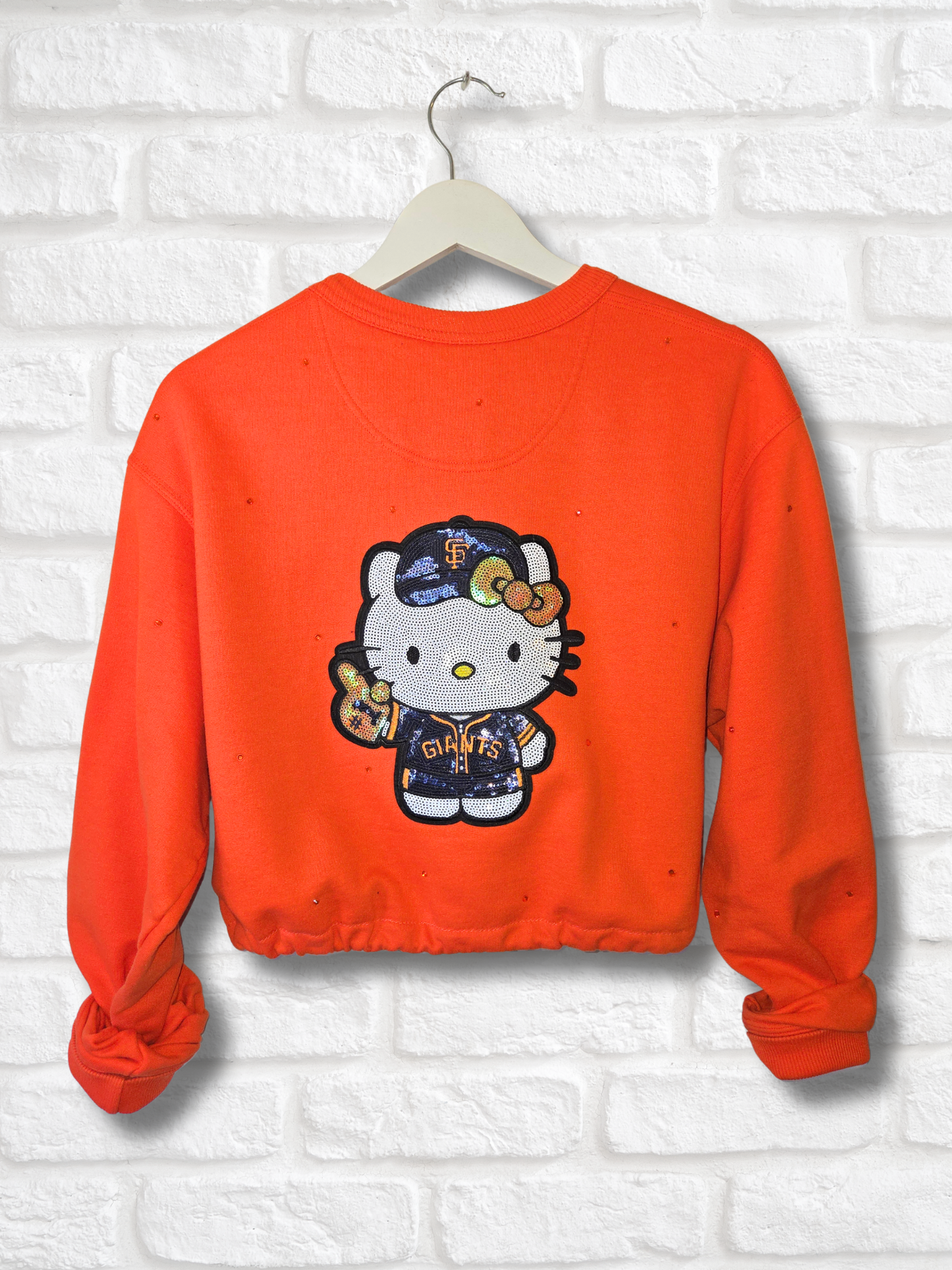 San Francisco Giants HK Crop Zip-Up Sweatshirt- Medium