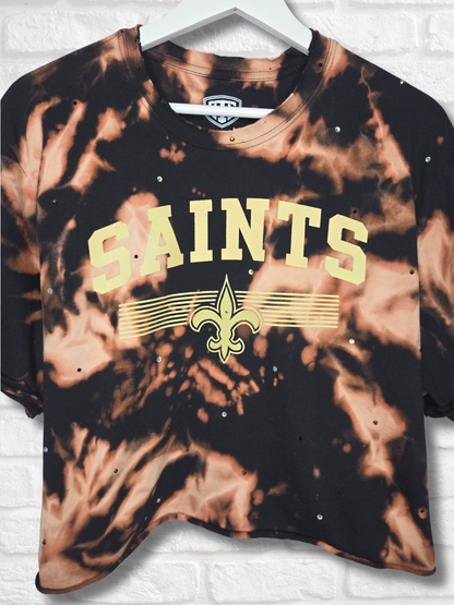 New Orleans Saints Crop Top- XL