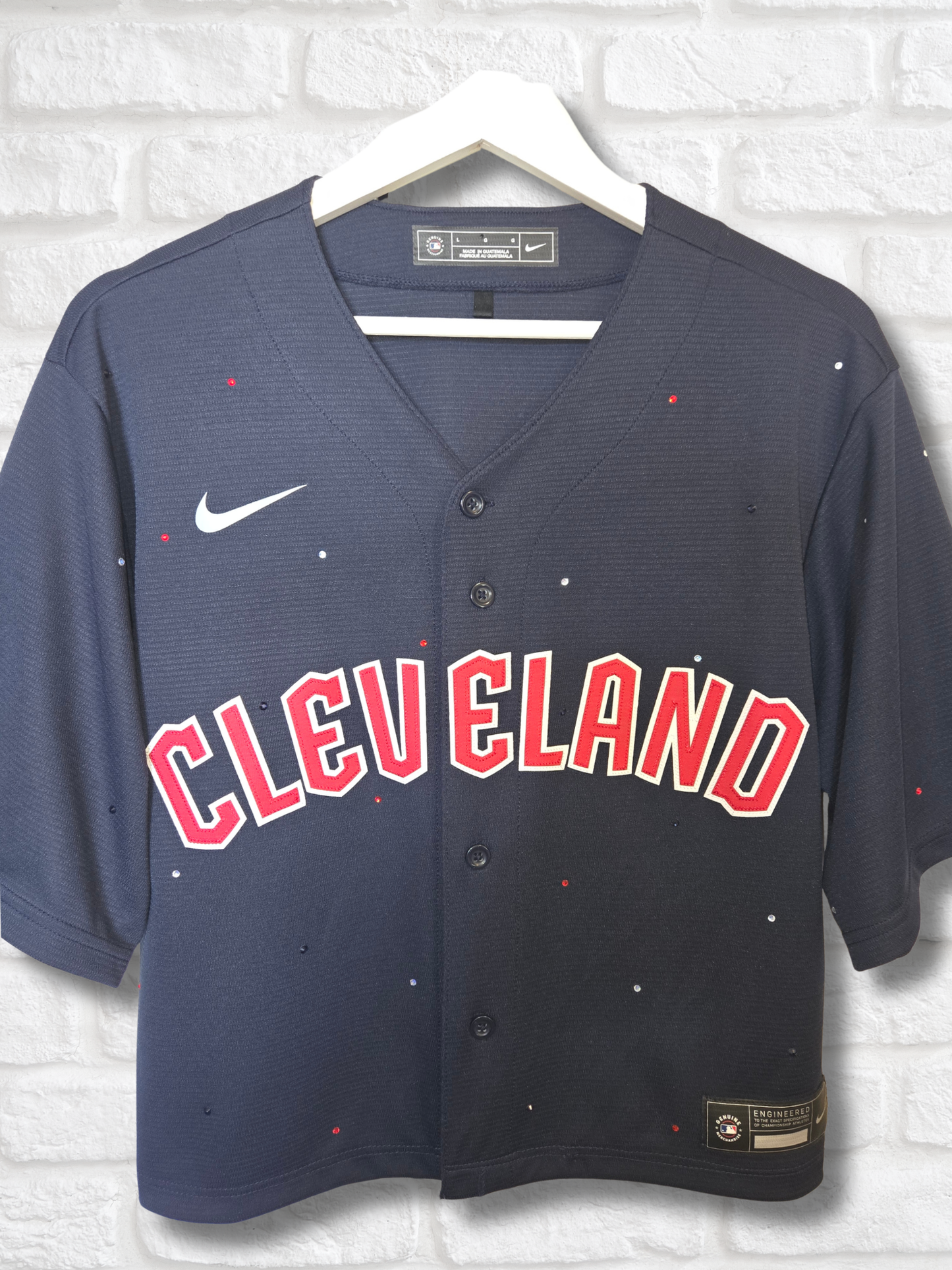 Cleveland Guardians Crop Jersey- Large