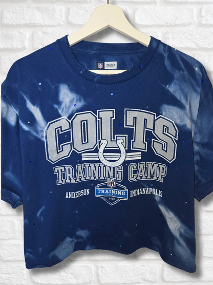 Indianapolis Colts Crop Top- Large
