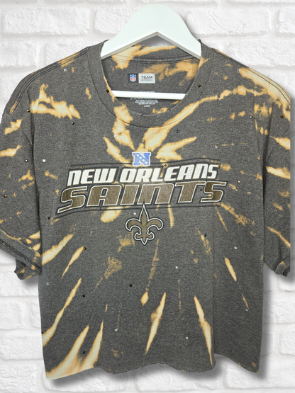 New Orleans Saints Crop Top- Large