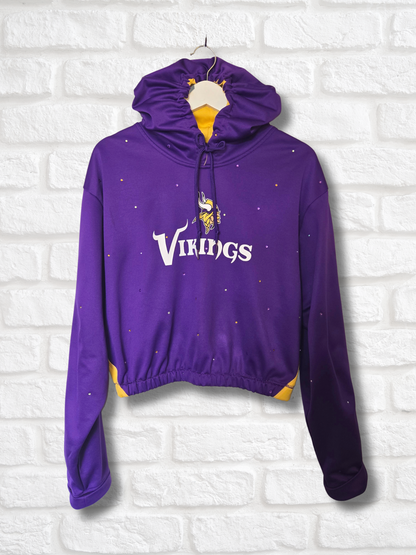 Minnesota Vikings Crop Hoodie