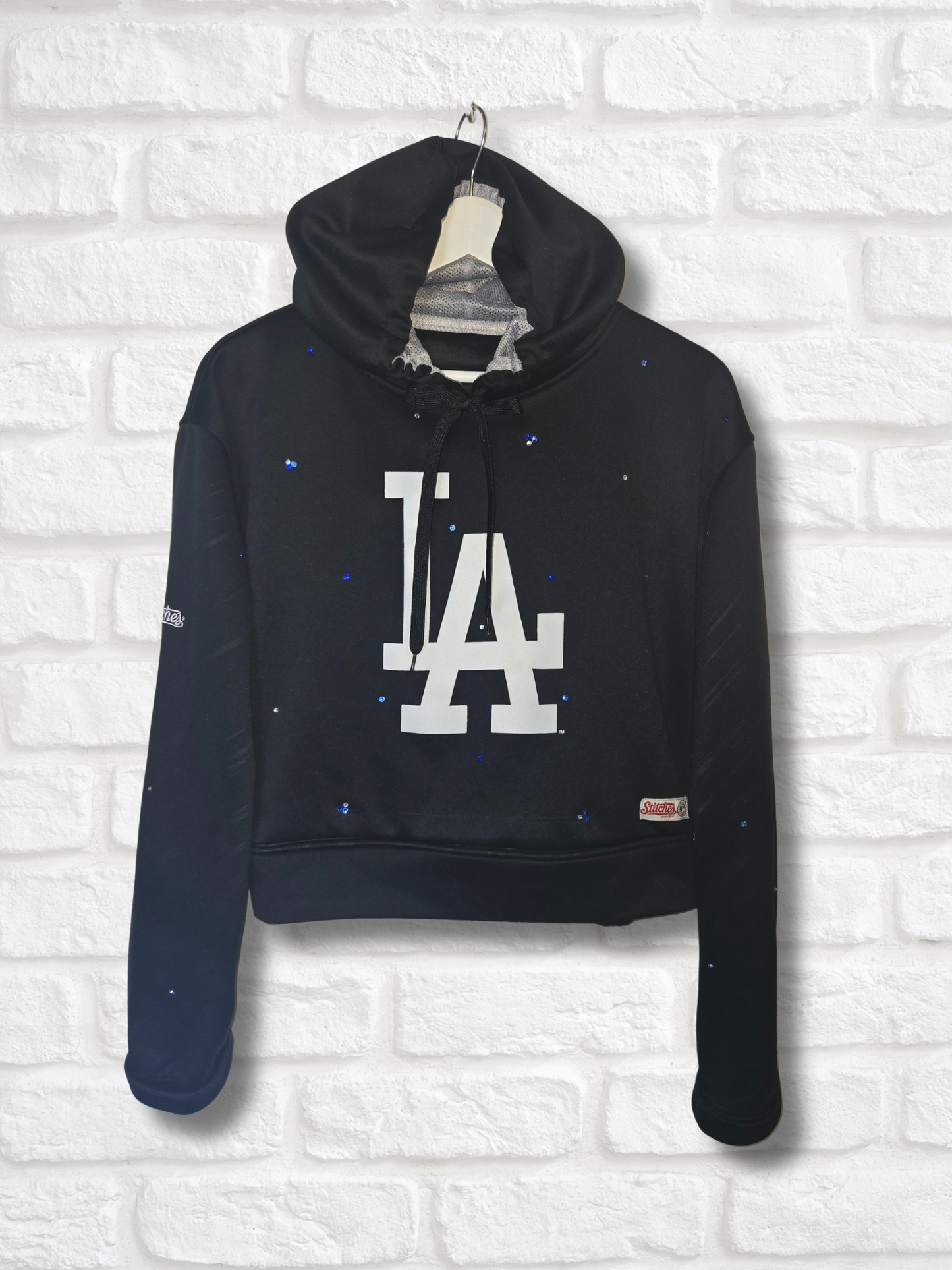 Los Angeles Dodgers Crop Hoodie