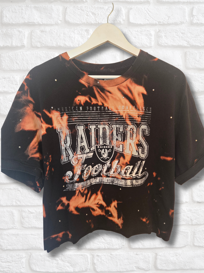 Las Vegas Raiders Crop Top- Large
