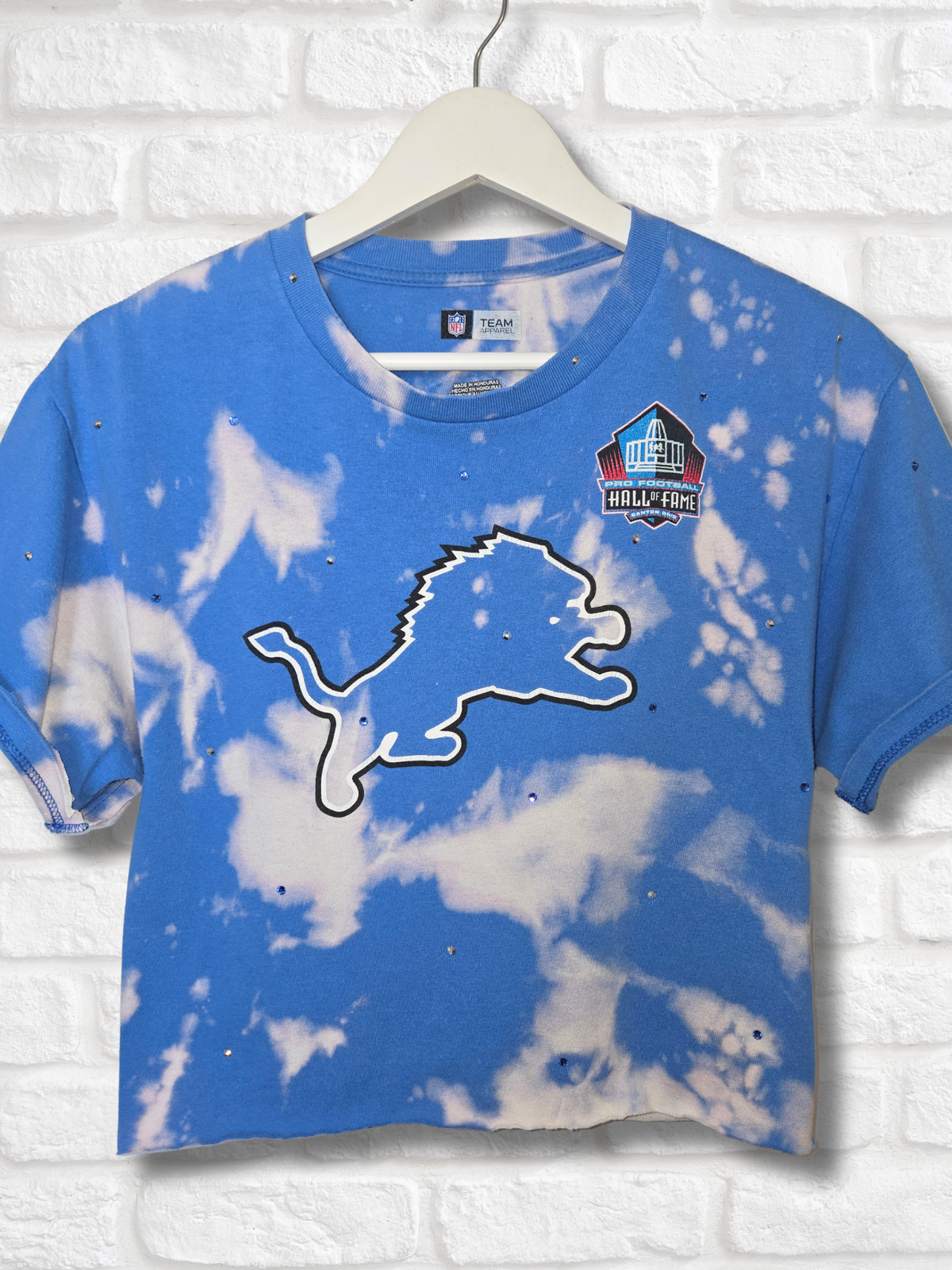 Detroit Lions Crop Top-Medium