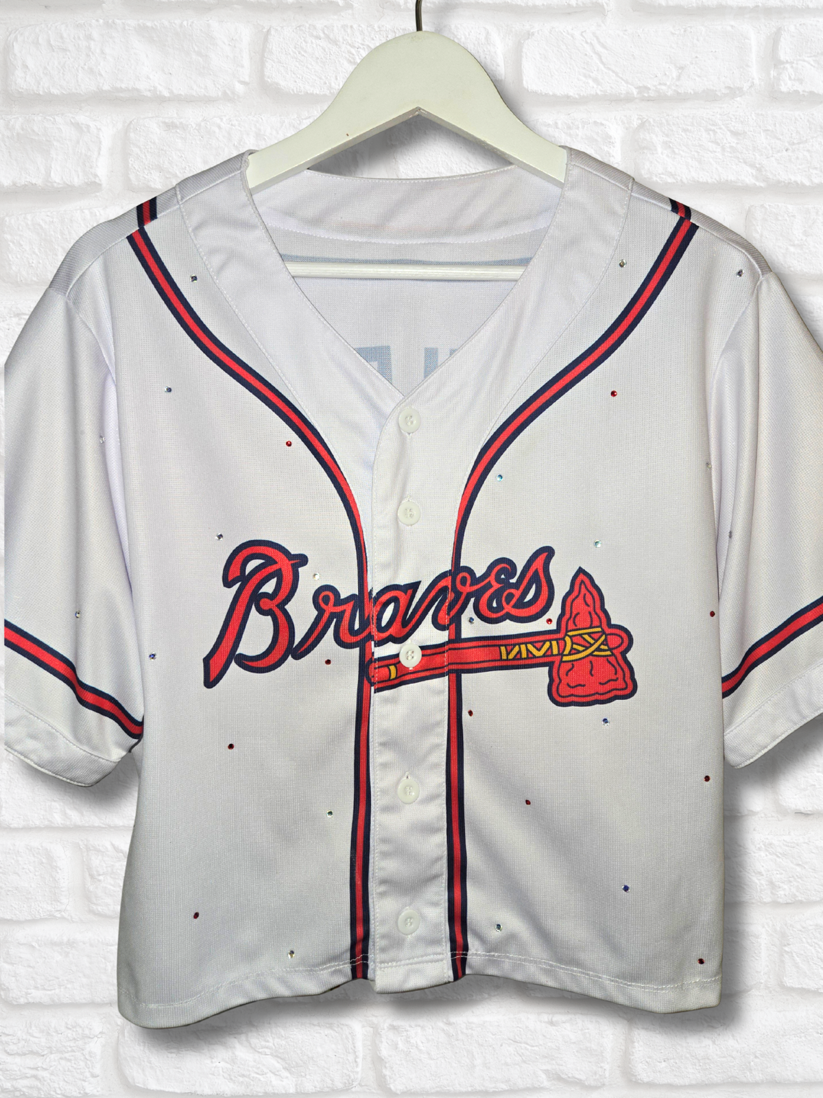 Atlanta Braves Crop Jersey- XL
