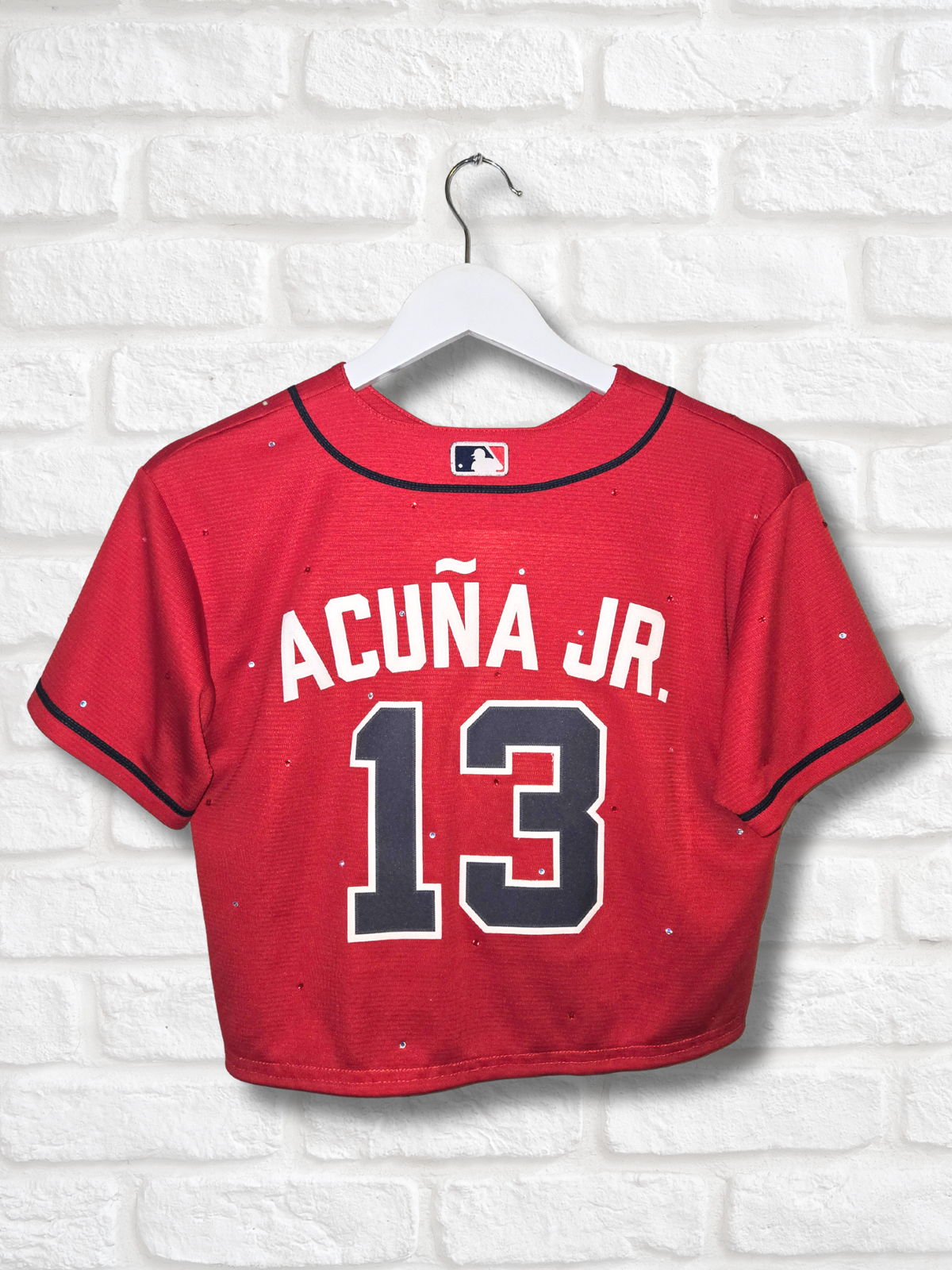 Atlanta Braves Crop Jersey- Small