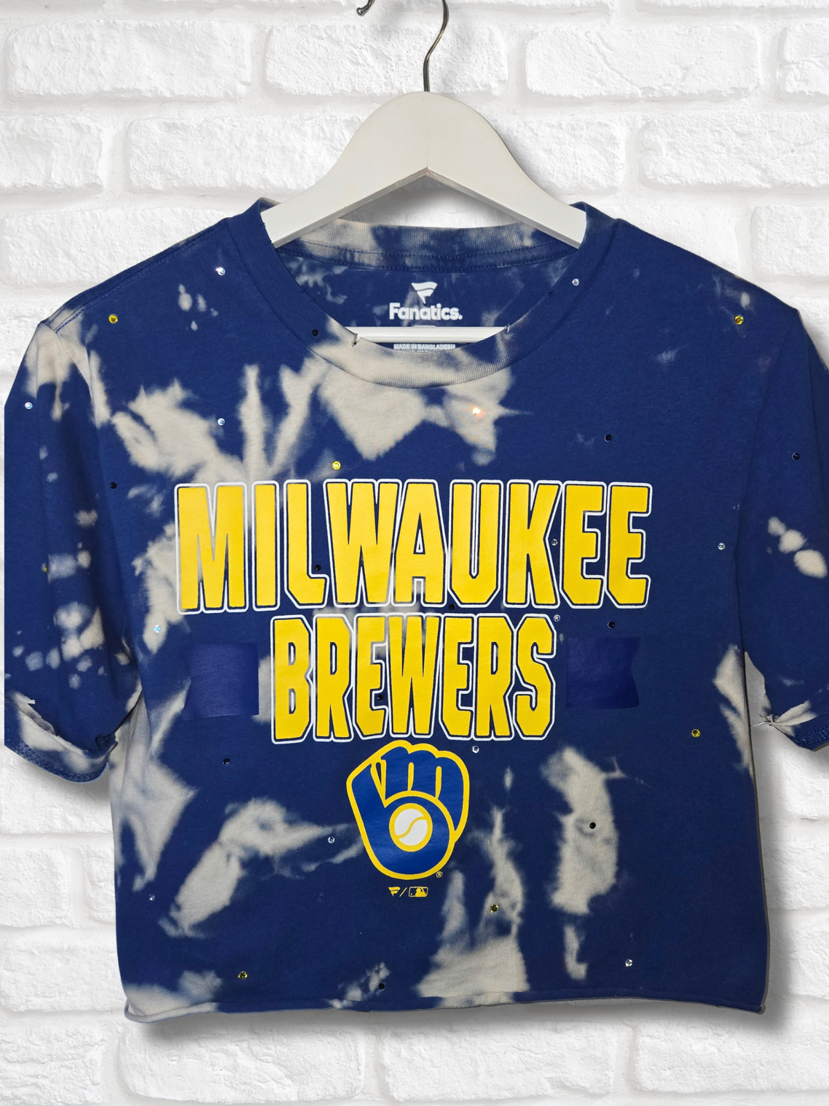 Milwaukee Brewers Crop Top- Medium