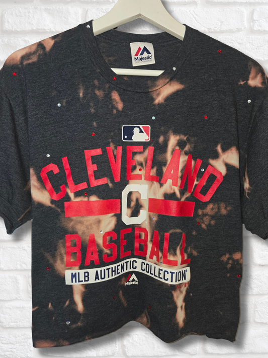 Cleveland Guardians Crop Top  - Large