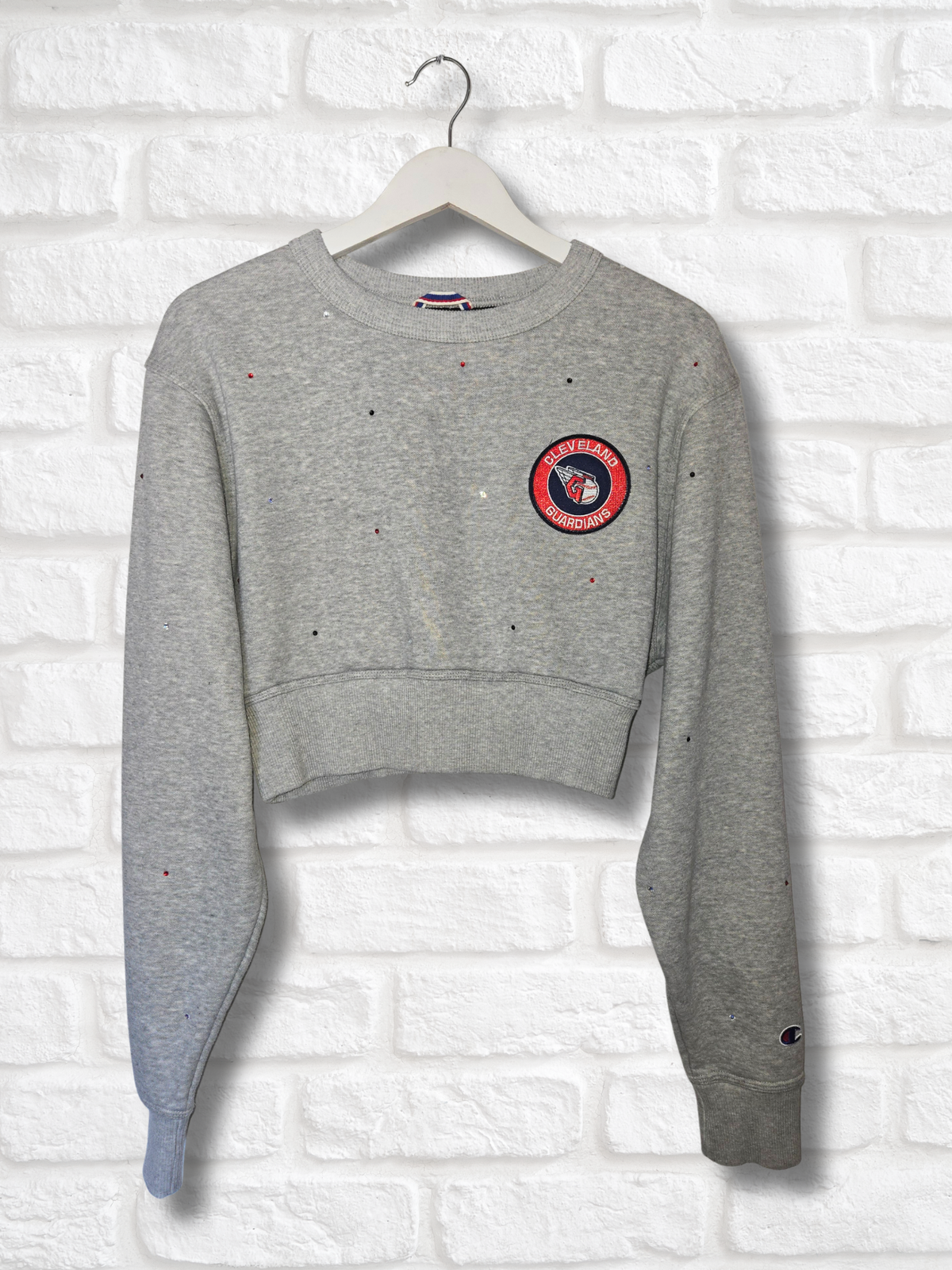 Cleveland Guardians Crop Sweatshirt - Small