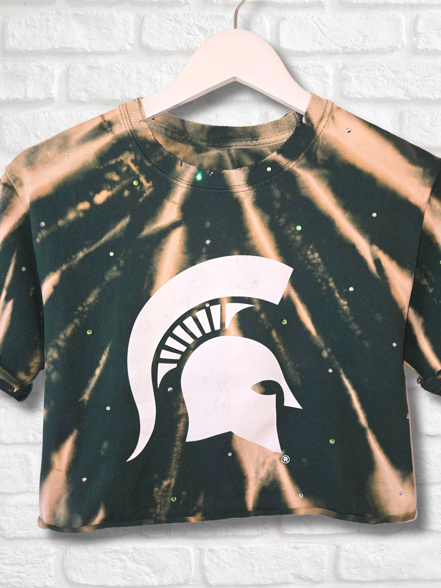 Michigan Spartans Crop Top