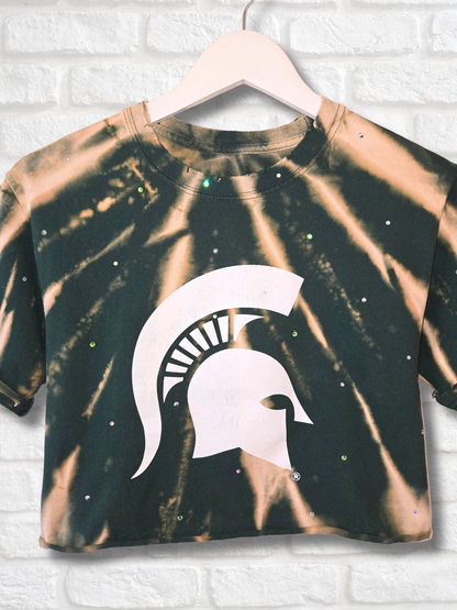 Michigan Spartans Crop Top