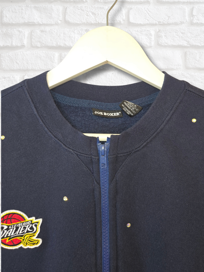Cleveland Cavaliers Crop Zip-Up Sweatshirt - Small