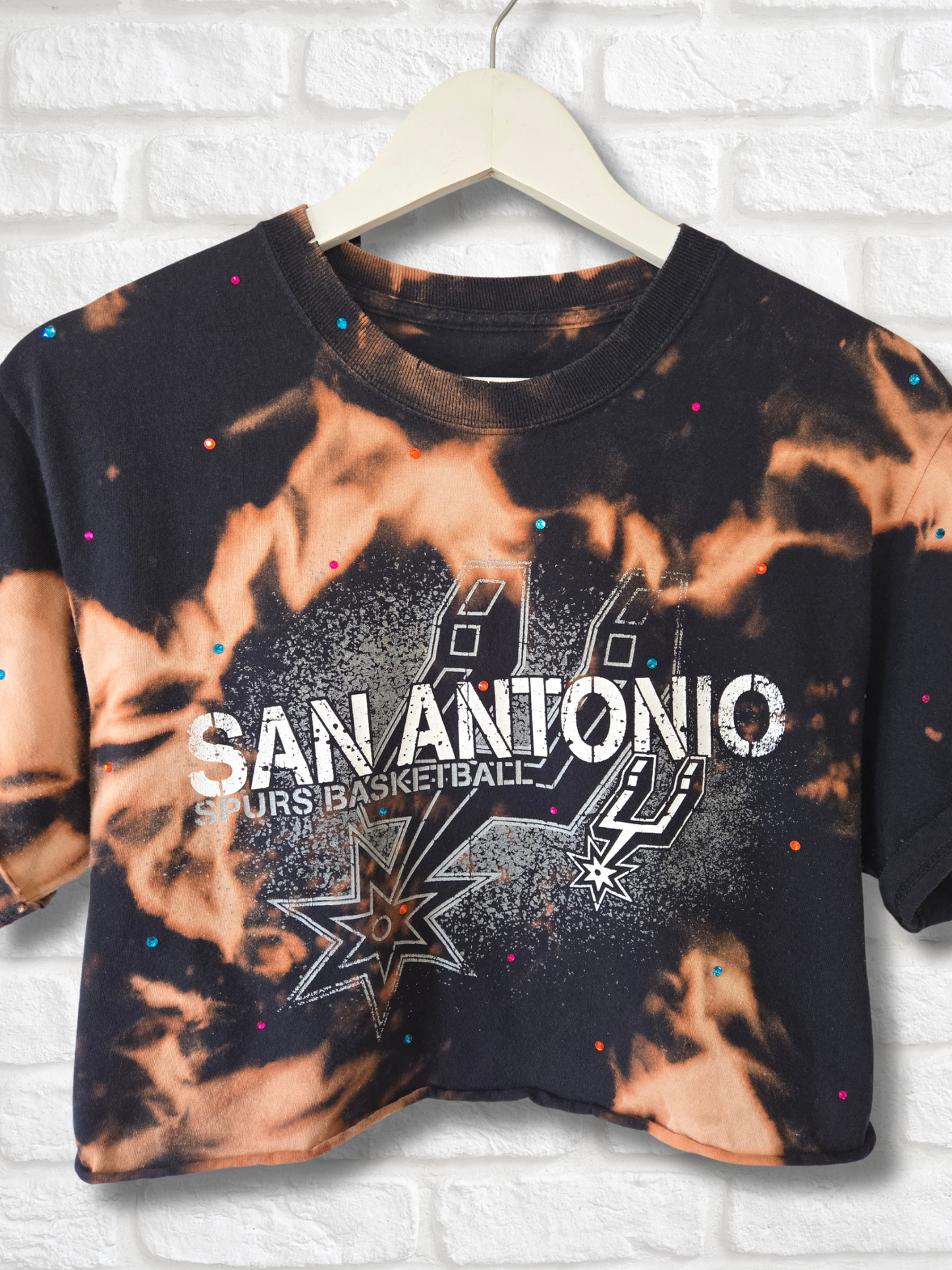 San Antonio Spurs Crop Top- Small