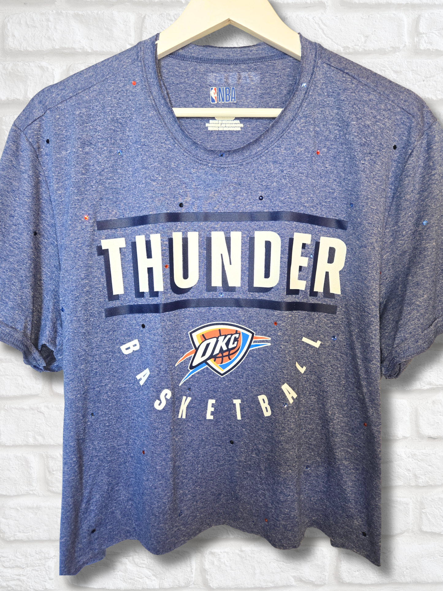 OKC Thunder Crop Top-XL