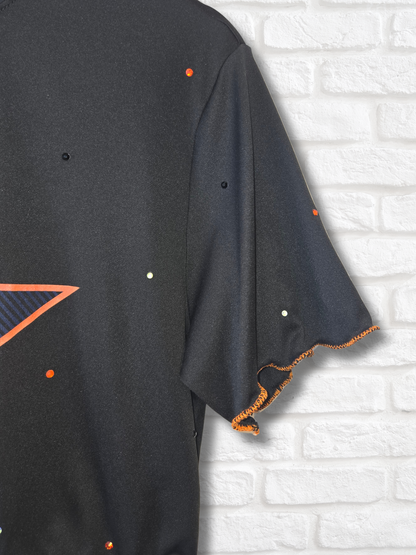 Houston Astros Ruffle Crop Top - Small