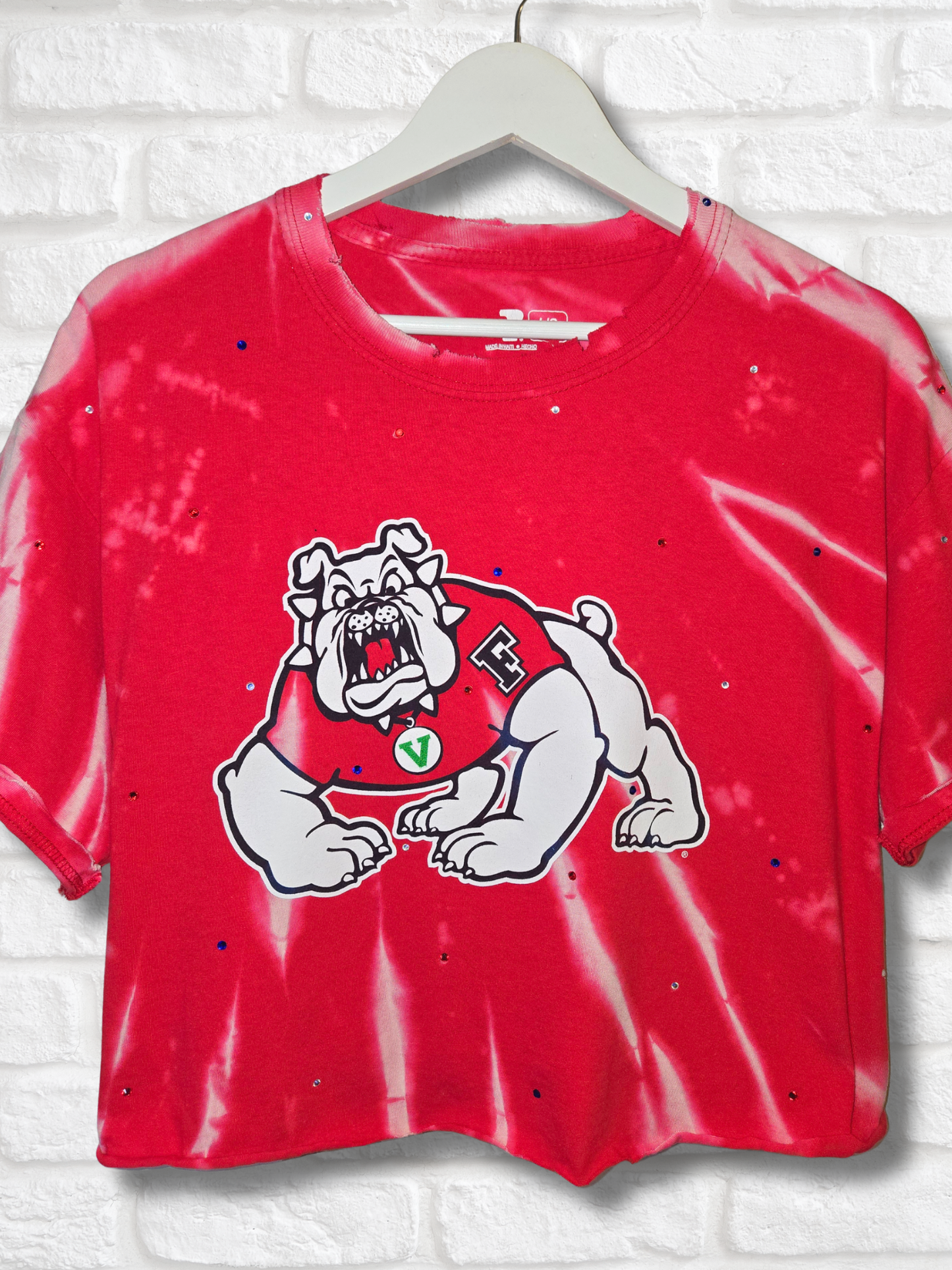 Fresno State Bulldogs Crop Top- Large