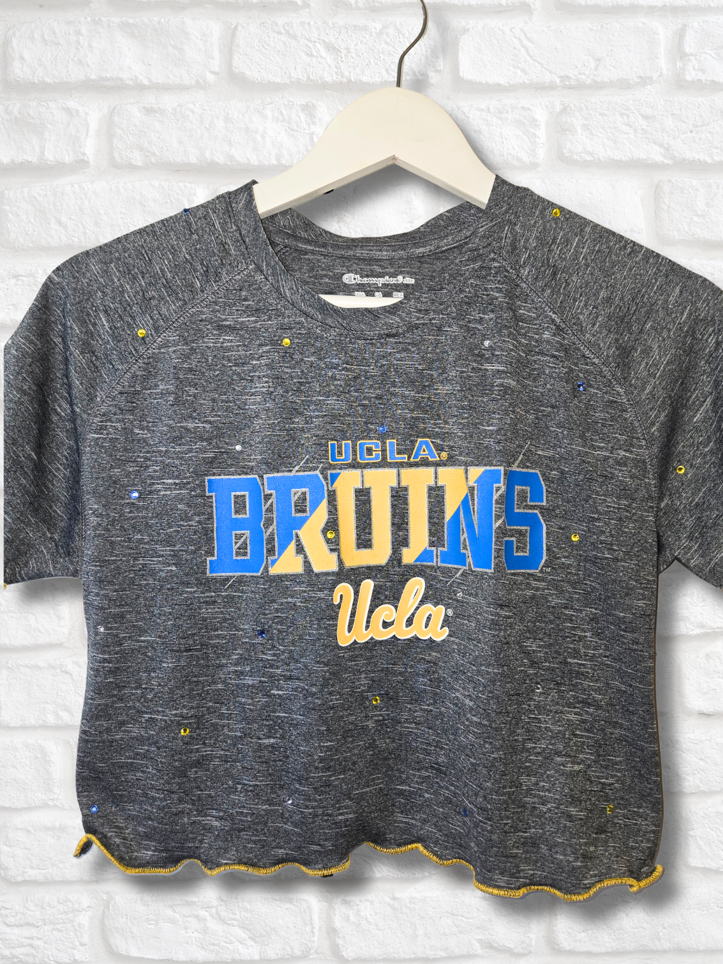 UCLA Bruins Ruffle Crop Top - Small