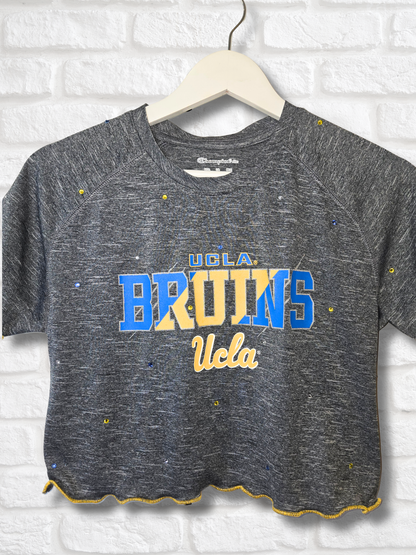 UCLA Bruins Ruffle Crop Top - Small