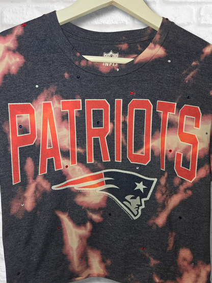 New England Patriots Crop Top- Small