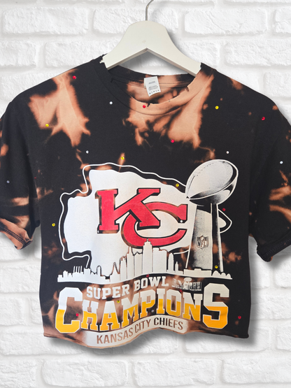 Kansas City Chiefs Crop Top- Medium