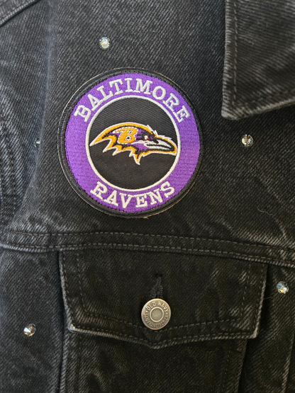 Baltimore Ravens Denim Jacket- Large