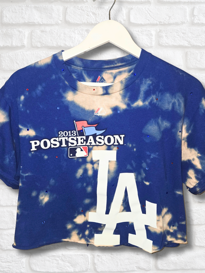 Los Angeles Dodgers Crop Top- Medium