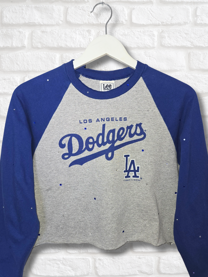 Los Angeles Dodgers Crop Top  -Small