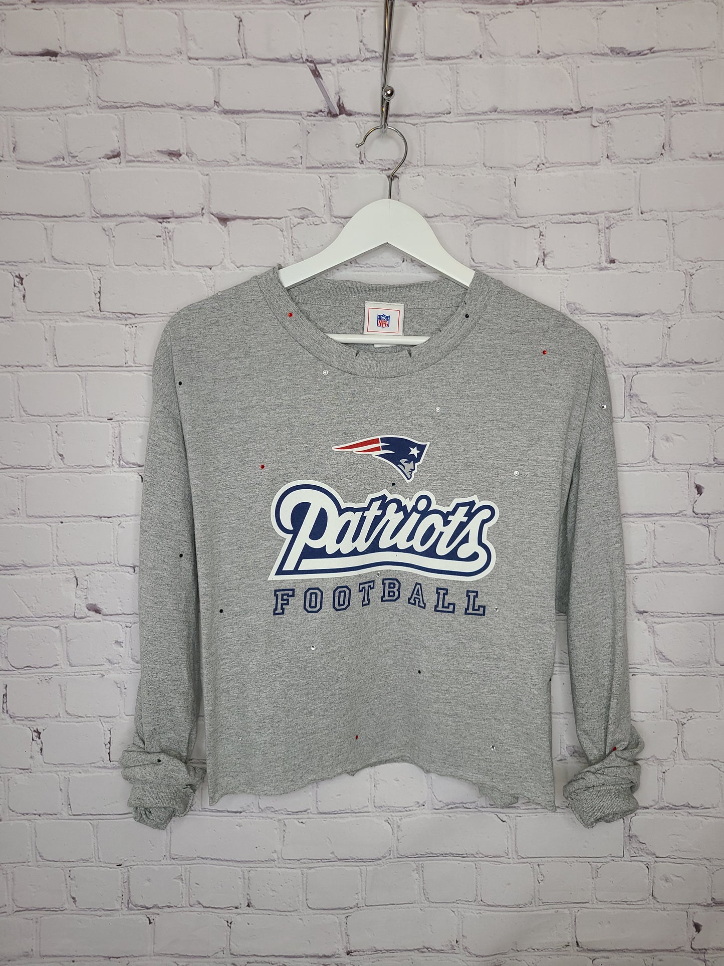 New England Patriots Crop Tee