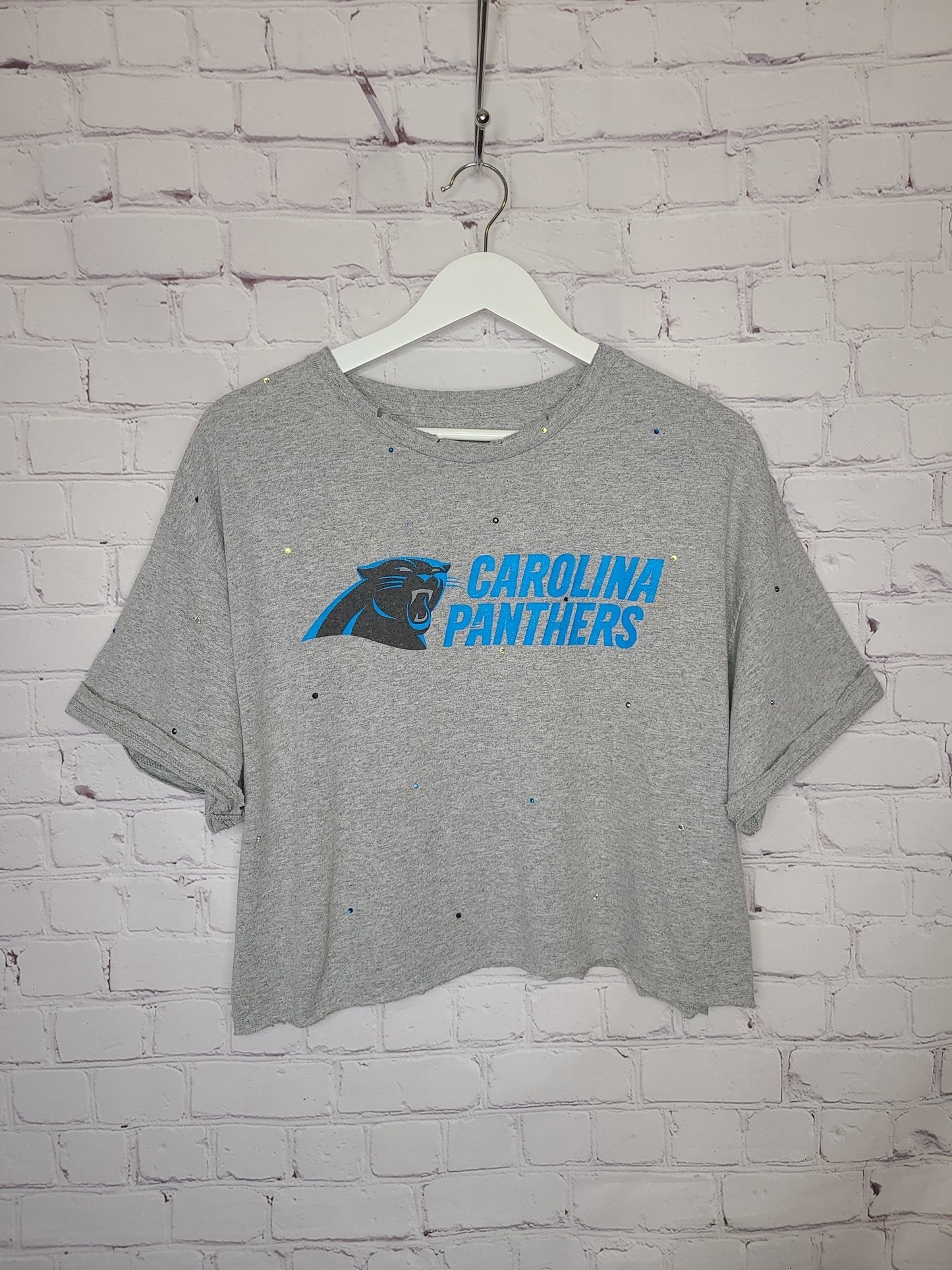 Carolina Panthers Crop Tee