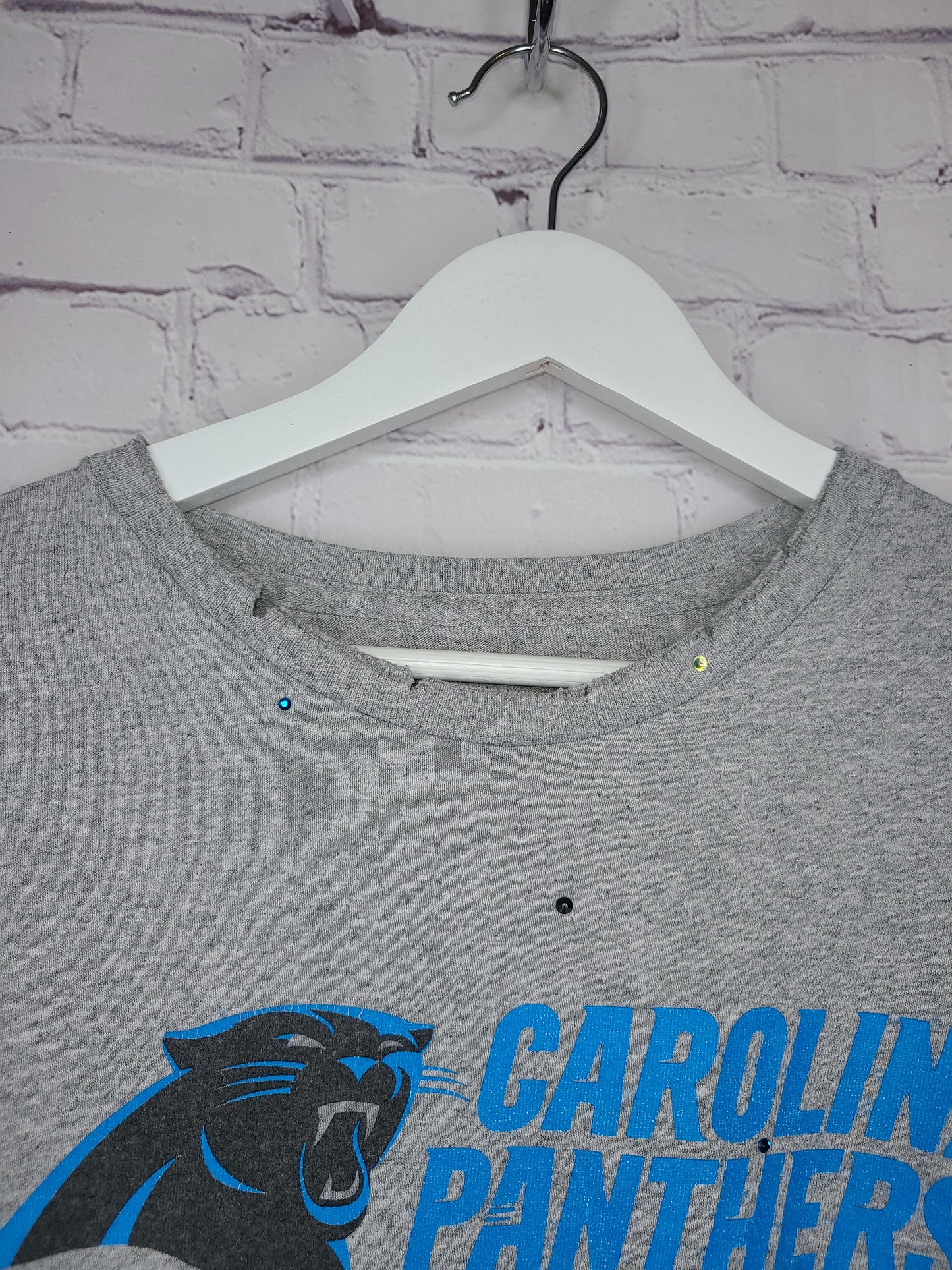 Carolina Panthers Crop Tee