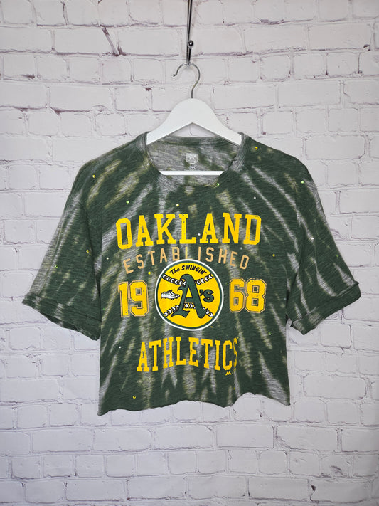 Oakland Athletics Crop Tee