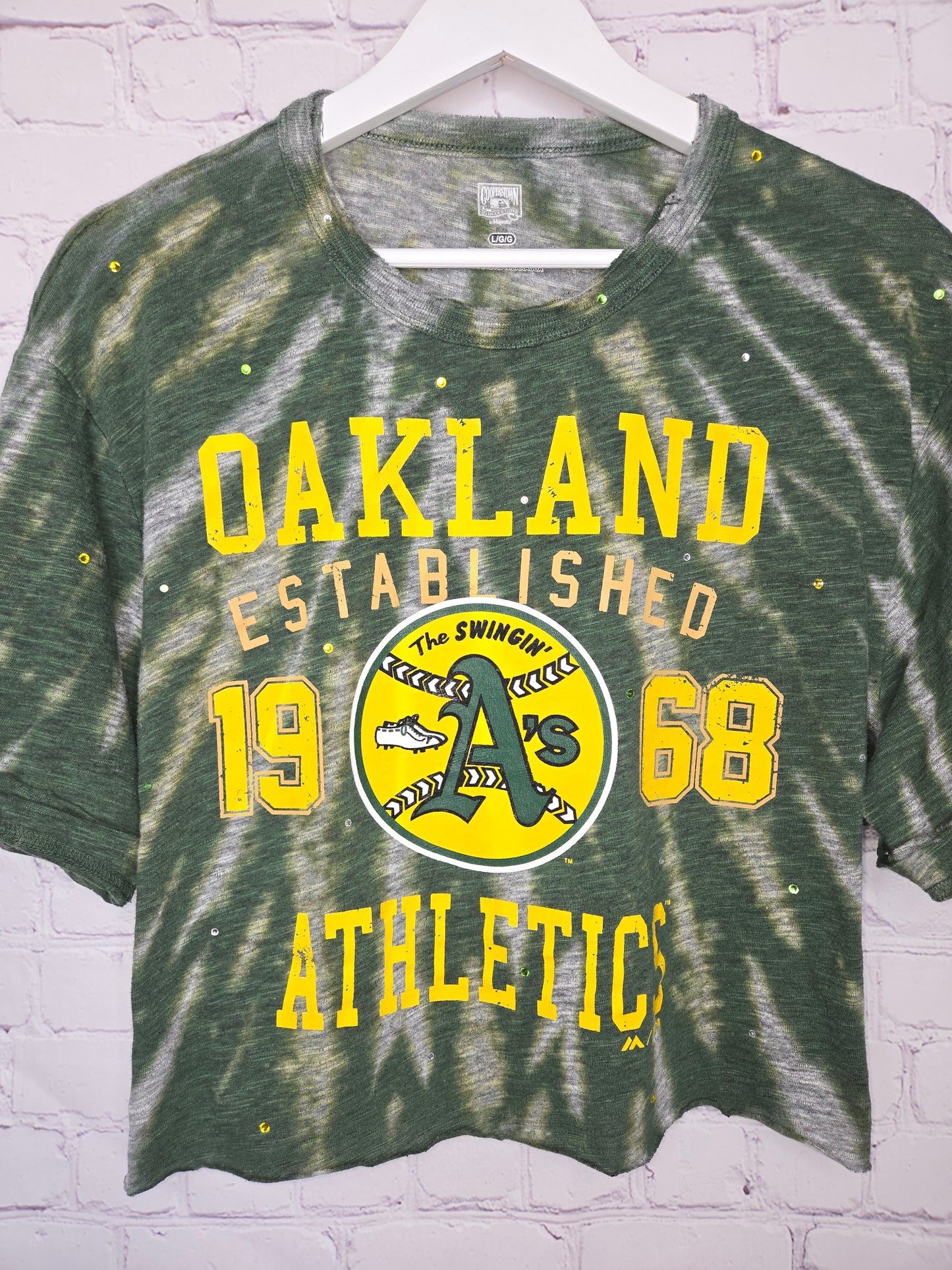 Oakland Athletics Crop Tee