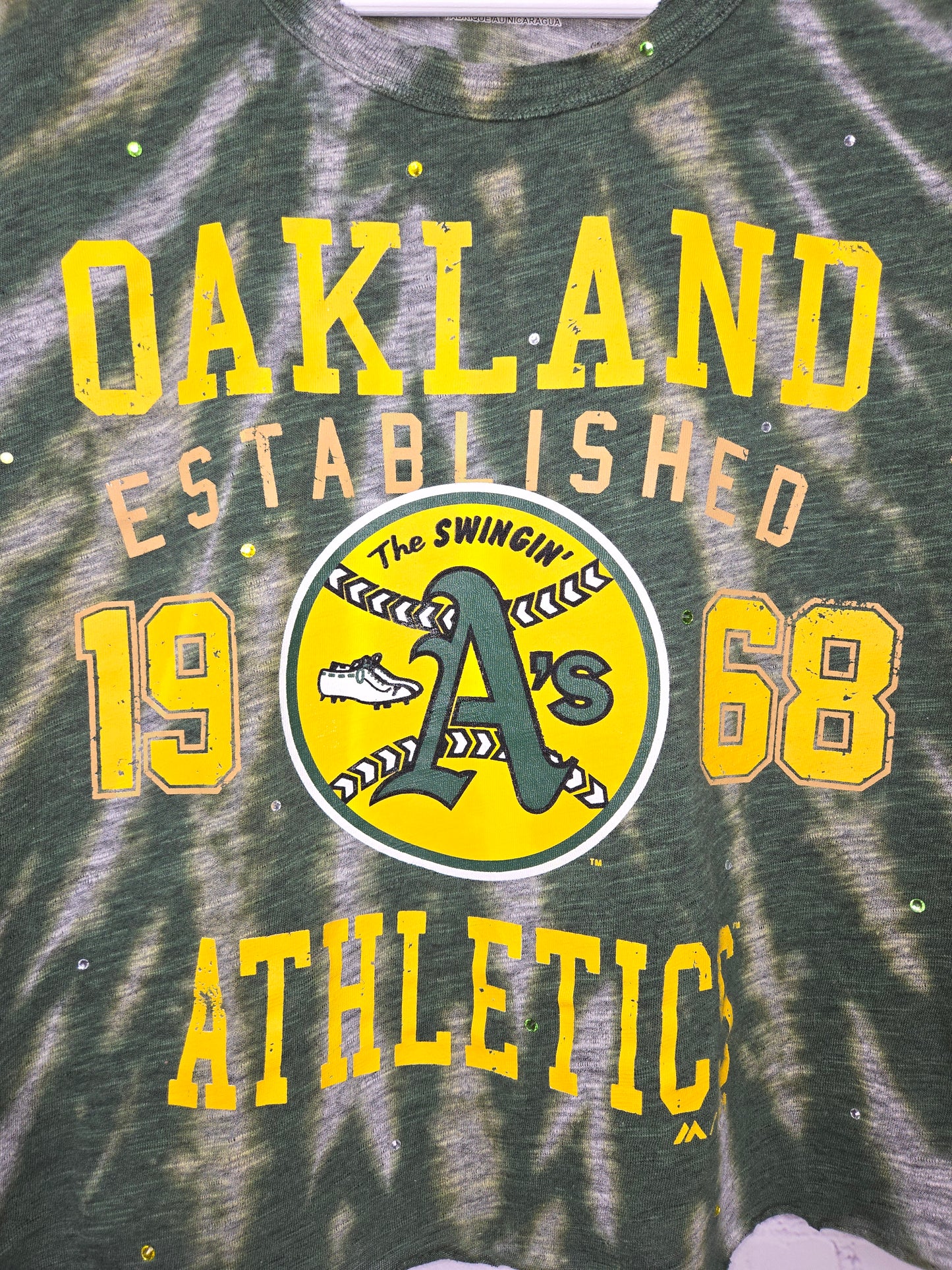 Oakland Athletics Crop Tee