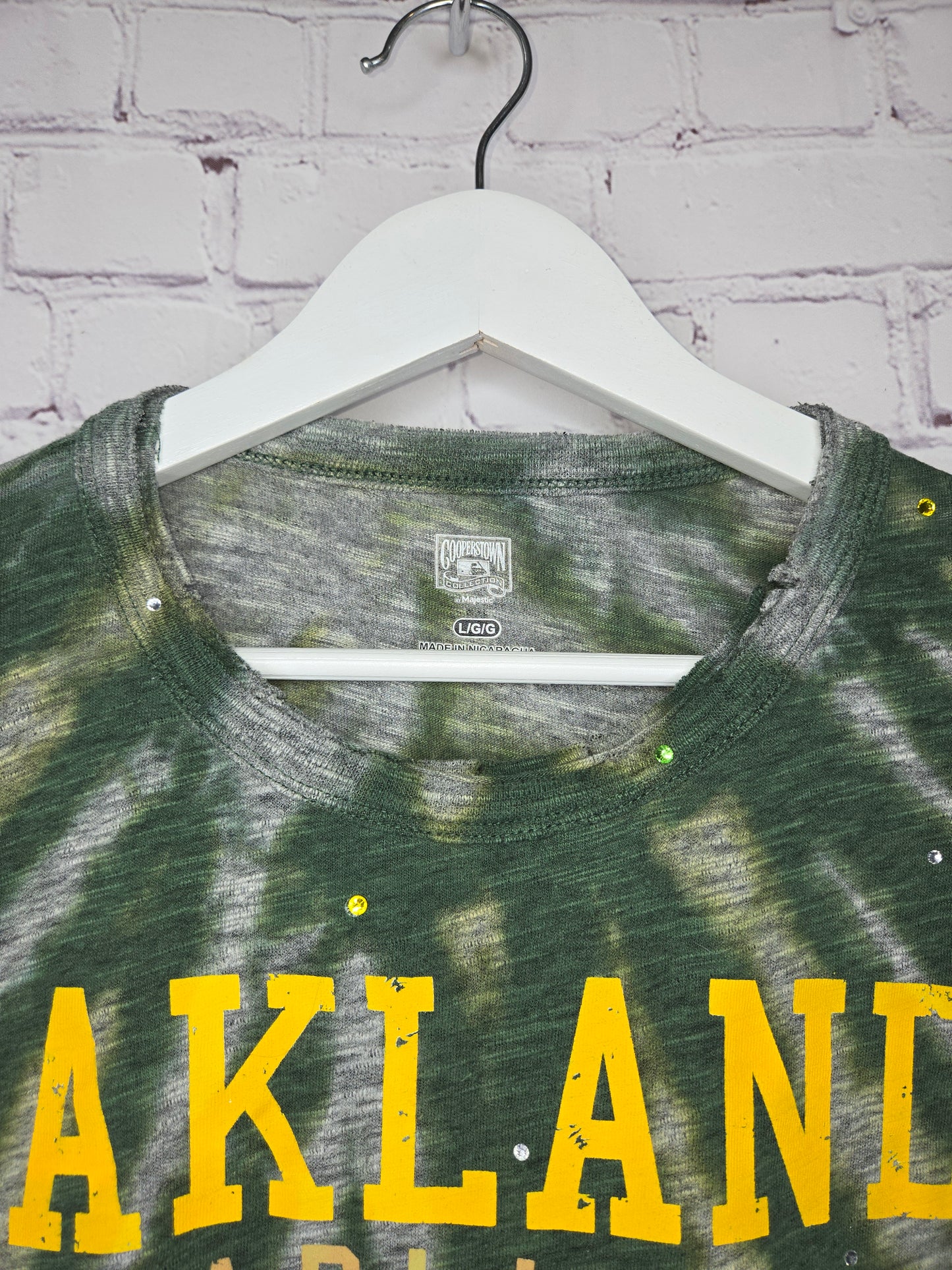 Oakland Athletics Crop Tee