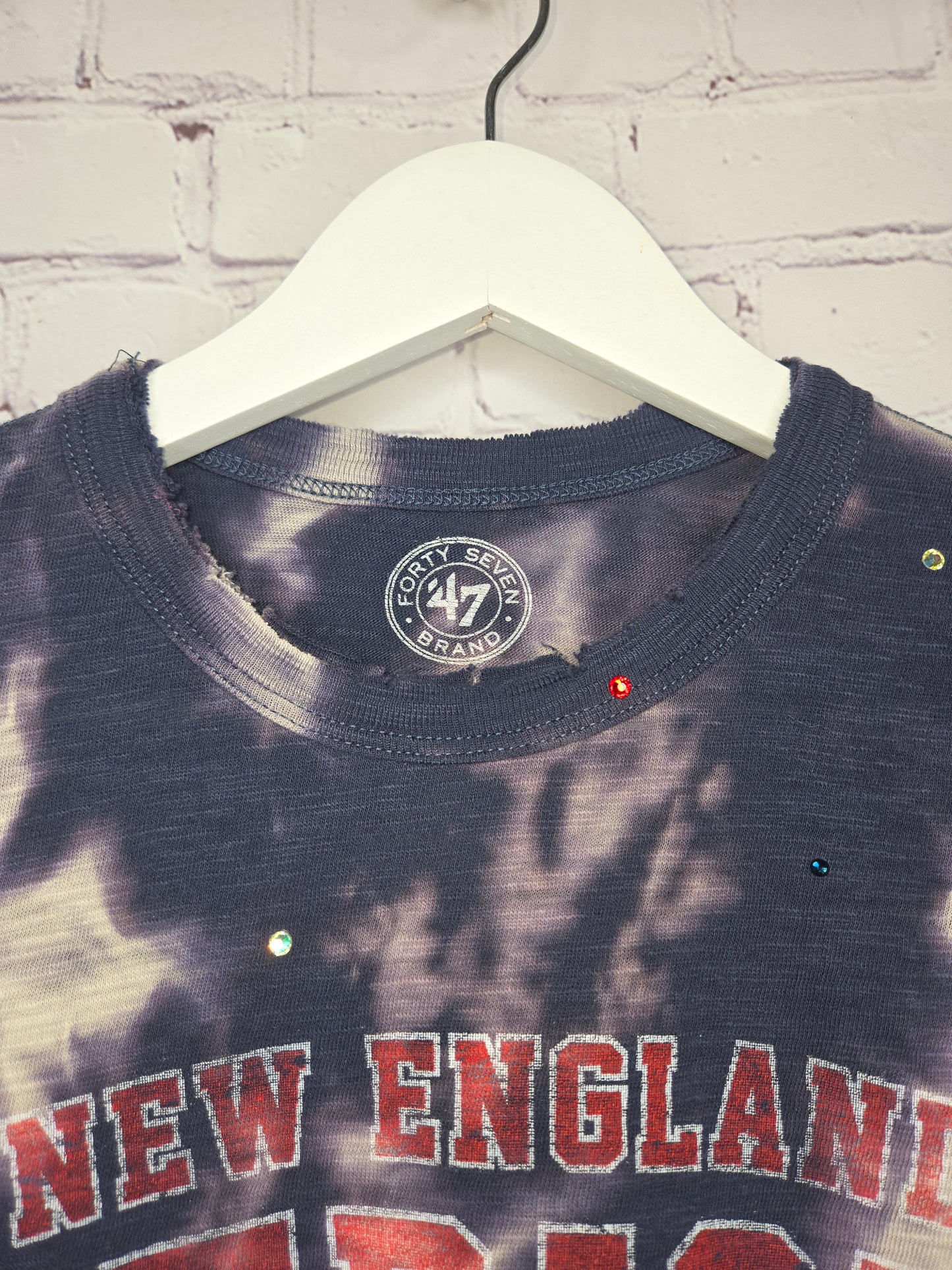 New England Patriots Crop Tee