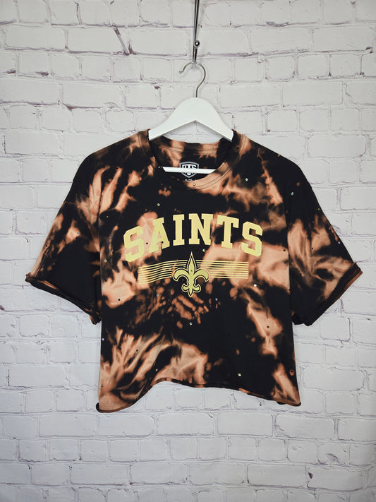 New Orleans Saints Crop Tee