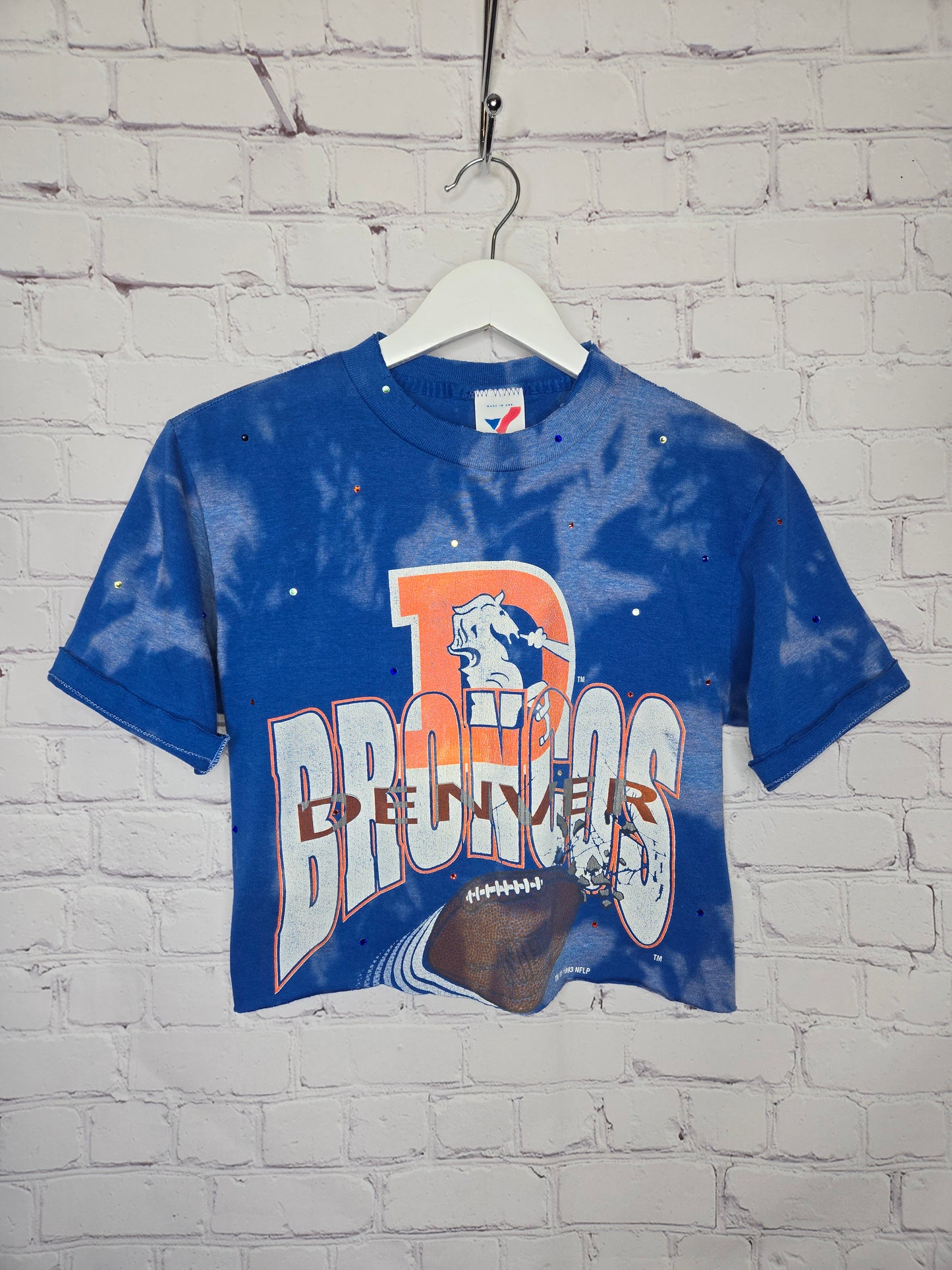 Denver Broncos Crop Tee