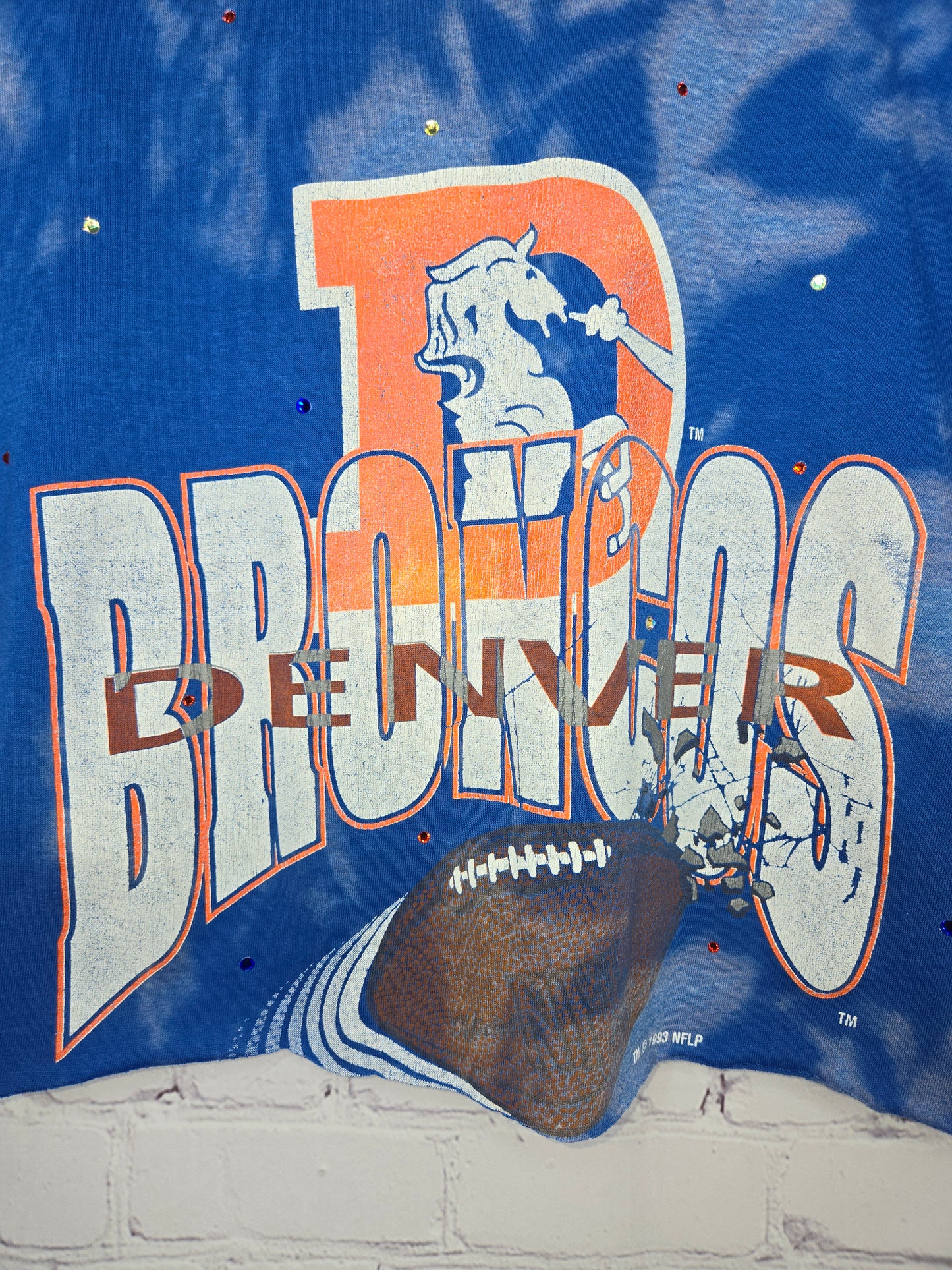 Denver Broncos Crop Tee