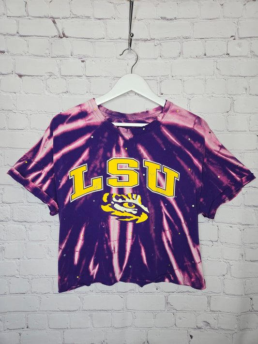 LSU Tigers Crop Tee